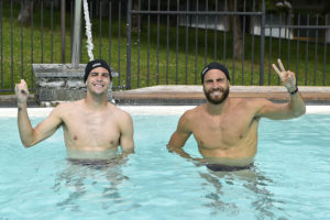 Foto LaPresse - Fabio Ferrari
21/07/2016 Bormio, Sondrio ( Italia )
Spo, Calcio
Ritiro Estivo Torino FC -  I giocatori del Torino Fc alle Terme di Bormio.
Nella foto: De Silvestri, Boye

Photo LaPresse - Fabio Ferrari
21/07/2016 Bormio, Sondrio ( Italy )
Spo,Soccer
Pre season summer camp Torino FC - Torino Fc at Terme of Bormio.
In the pic: De Silvestri, Boye